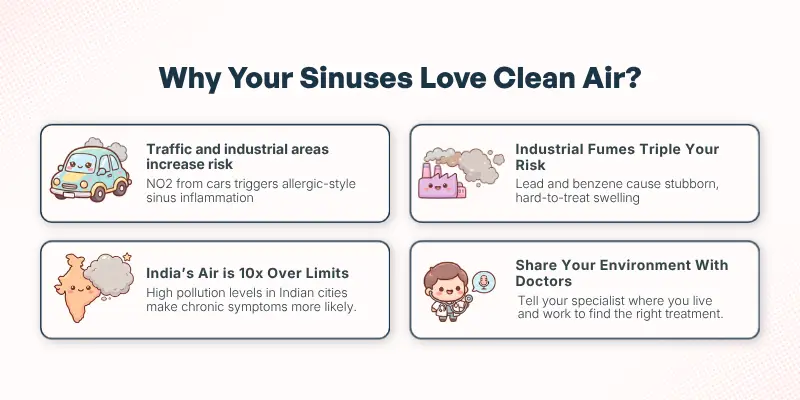 Air Pollution and Chronic Sinusitis - Clean Air