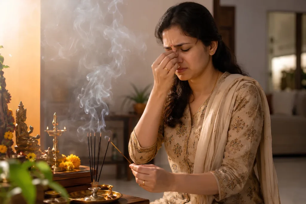 Incense Smoke and Sinus Irritation