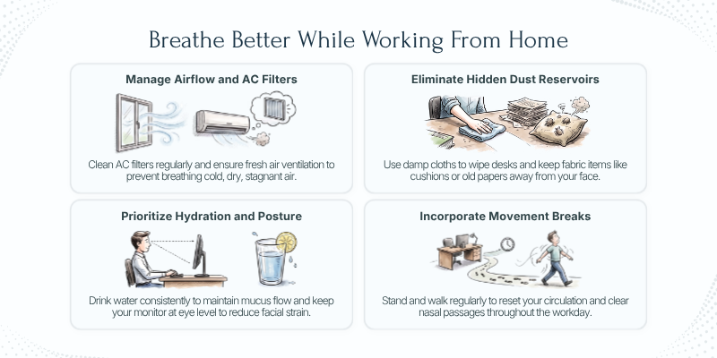 Sinus Problems Working From Home - Breathe Better While WFH